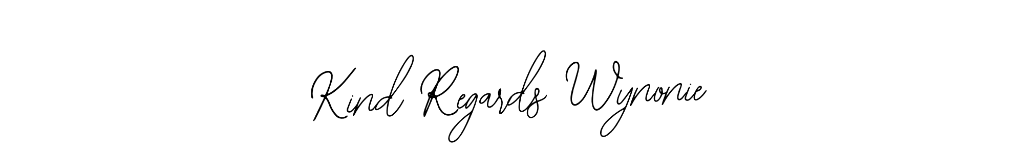 Check out images of Autograph of Kind Regards Wynonie name. Actor Kind Regards Wynonie Signature Style. Bearetta-2O07w is a professional sign style online. Kind Regards Wynonie signature style 12 images and pictures png