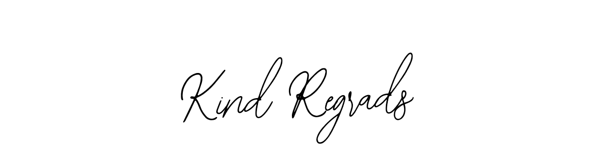 Kind Regrads stylish signature style. Best Handwritten Sign (Bearetta-2O07w) for my name. Handwritten Signature Collection Ideas for my name Kind Regrads. Kind Regrads signature style 12 images and pictures png