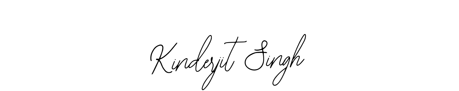 How to make Kinderjit Singh name signature. Use Bearetta-2O07w style for creating short signs online. This is the latest handwritten sign. Kinderjit Singh signature style 12 images and pictures png