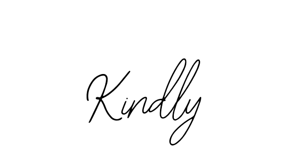 How to make Kindly name signature. Use Bearetta-2O07w style for creating short signs online. This is the latest handwritten sign. Kindly signature style 12 images and pictures png