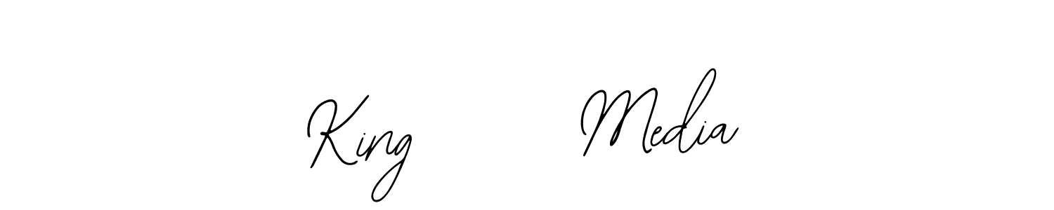 See photos of King      Media official signature by Spectra . Check more albums & portfolios. Read reviews & check more about Bearetta-2O07w font. King      Media signature style 12 images and pictures png