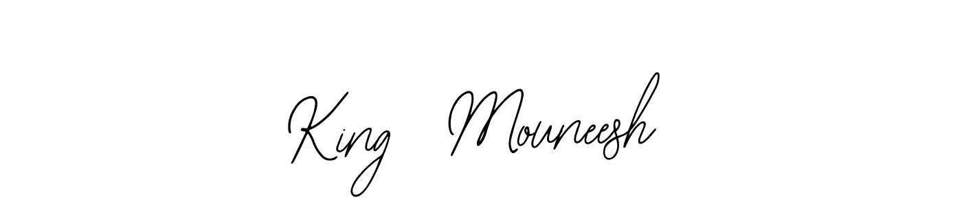 Here are the top 10 professional signature styles for the name King  Mouneesh. These are the best autograph styles you can use for your name. King  Mouneesh signature style 12 images and pictures png