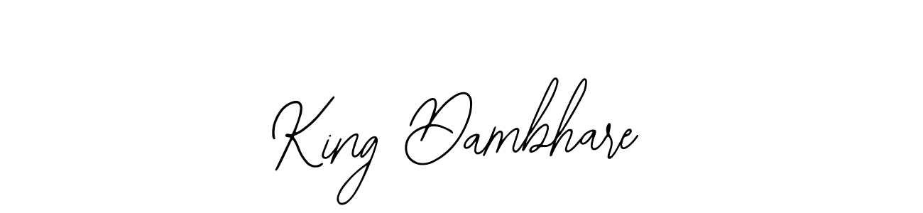 Check out images of Autograph of King Dambhare name. Actor King Dambhare Signature Style. Bearetta-2O07w is a professional sign style online. King Dambhare signature style 12 images and pictures png