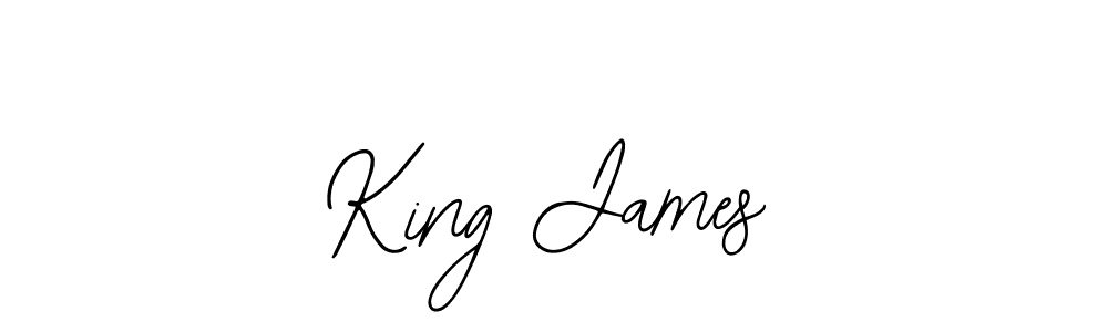 Make a beautiful signature design for name King James. With this signature (Bearetta-2O07w) style, you can create a handwritten signature for free. King James signature style 12 images and pictures png