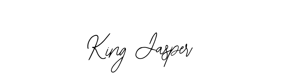 How to make King Jasper name signature. Use Bearetta-2O07w style for creating short signs online. This is the latest handwritten sign. King Jasper signature style 12 images and pictures png