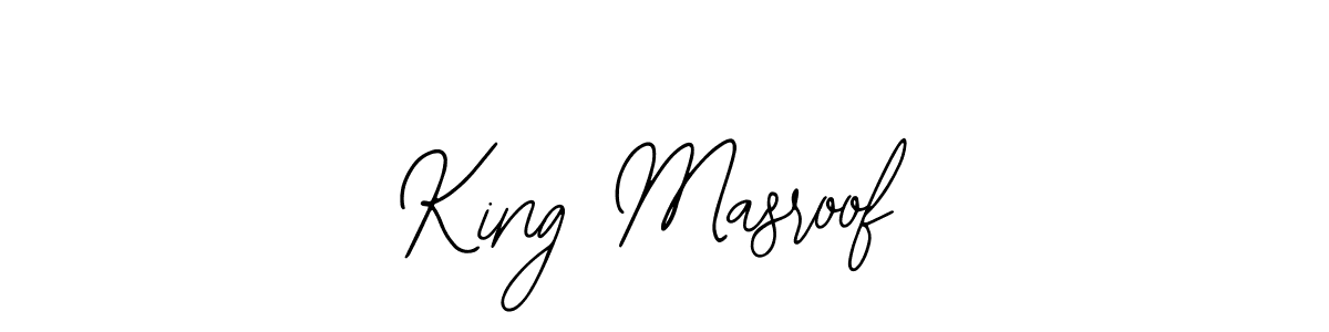 Here are the top 10 professional signature styles for the name King Masroof. These are the best autograph styles you can use for your name. King Masroof signature style 12 images and pictures png