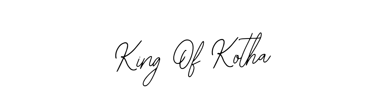 Design your own signature with our free online signature maker. With this signature software, you can create a handwritten (Bearetta-2O07w) signature for name King Of Kotha. King Of Kotha signature style 12 images and pictures png