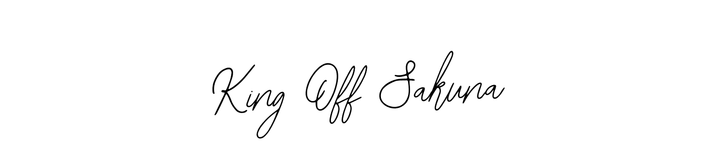 Make a beautiful signature design for name King Off Sakuna. With this signature (Bearetta-2O07w) style, you can create a handwritten signature for free. King Off Sakuna signature style 12 images and pictures png