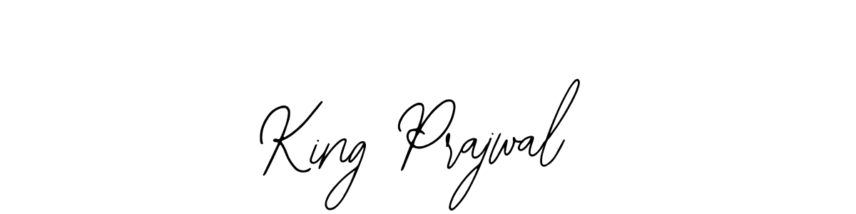 Design your own signature with our free online signature maker. With this signature software, you can create a handwritten (Bearetta-2O07w) signature for name King Prajwal. King Prajwal signature style 12 images and pictures png