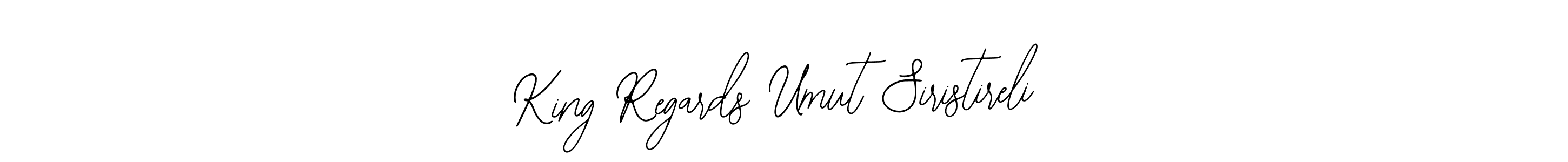 You can use this online signature creator to create a handwritten signature for the name King Regards Umut Siristireli. This is the best online autograph maker. King Regards Umut Siristireli signature style 12 images and pictures png