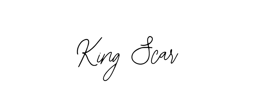 Use a signature maker to create a handwritten signature online. With this signature software, you can design (Bearetta-2O07w) your own signature for name King Scar. King Scar signature style 12 images and pictures png