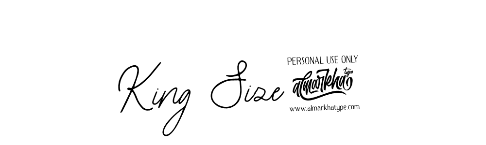 Also You can easily find your signature by using the search form. We will create King Size! name handwritten signature images for you free of cost using Bearetta-2O07w sign style. King Size! signature style 12 images and pictures png