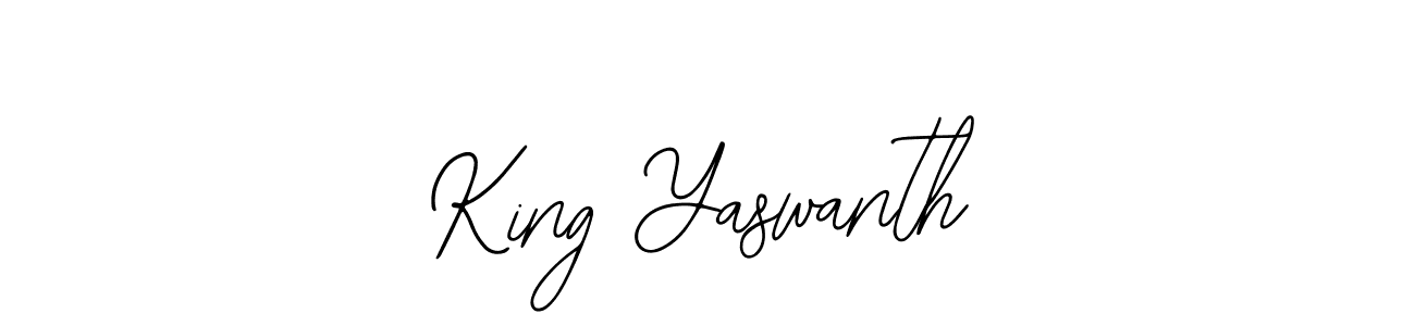 The best way (Bearetta-2O07w) to make a short signature is to pick only two or three words in your name. The name King Yaswanth include a total of six letters. For converting this name. King Yaswanth signature style 12 images and pictures png