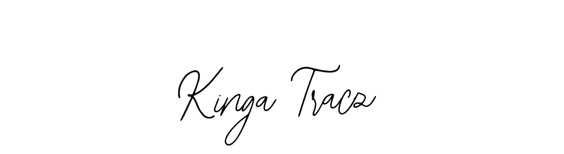 You should practise on your own different ways (Bearetta-2O07w) to write your name (Kinga Tracz) in signature. don't let someone else do it for you. Kinga Tracz signature style 12 images and pictures png