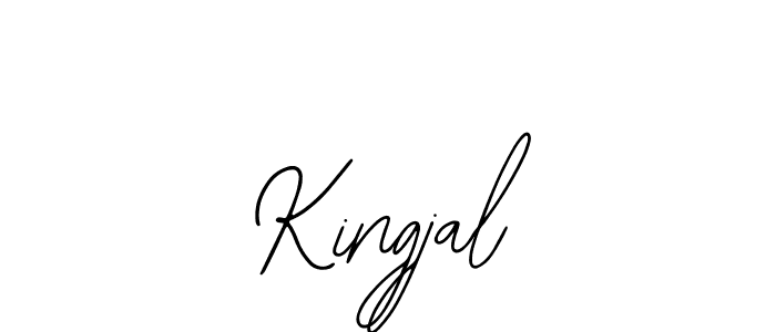 How to make Kingjal signature? Bearetta-2O07w is a professional autograph style. Create handwritten signature for Kingjal name. Kingjal signature style 12 images and pictures png