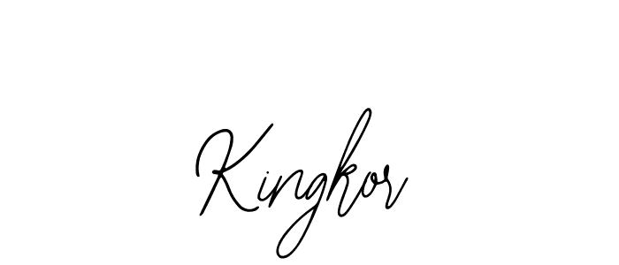 The best way (Bearetta-2O07w) to make a short signature is to pick only two or three words in your name. The name Kingkor include a total of six letters. For converting this name. Kingkor signature style 12 images and pictures png