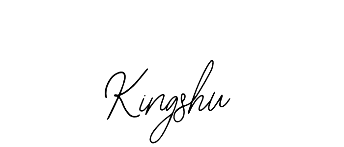 Kingshu stylish signature style. Best Handwritten Sign (Bearetta-2O07w) for my name. Handwritten Signature Collection Ideas for my name Kingshu. Kingshu signature style 12 images and pictures png