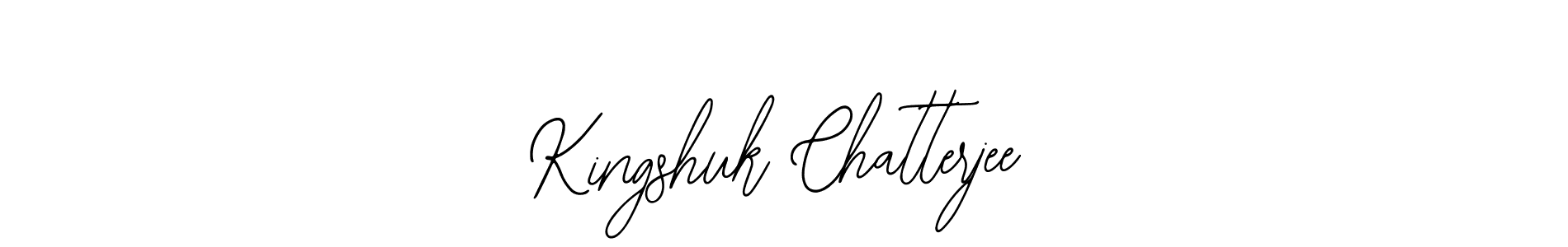 if you are searching for the best signature style for your name Kingshuk Chatterjee. so please give up your signature search. here we have designed multiple signature styles  using Bearetta-2O07w. Kingshuk Chatterjee signature style 12 images and pictures png