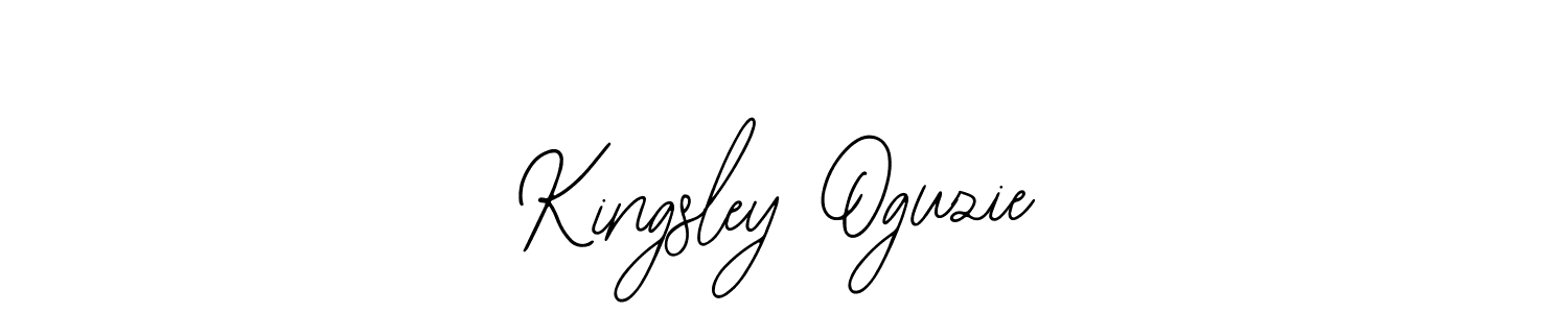 Design your own signature with our free online signature maker. With this signature software, you can create a handwritten (Bearetta-2O07w) signature for name Kingsley Oguzie. Kingsley Oguzie signature style 12 images and pictures png