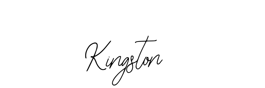 Design your own signature with our free online signature maker. With this signature software, you can create a handwritten (Bearetta-2O07w) signature for name Kingston . Kingston  signature style 12 images and pictures png