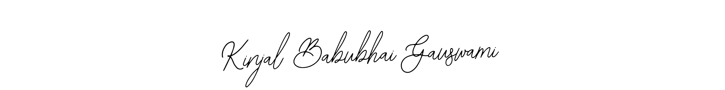 Similarly Bearetta-2O07w is the best handwritten signature design. Signature creator online .You can use it as an online autograph creator for name Kinjal Babubhai Gauswami. Kinjal Babubhai Gauswami signature style 12 images and pictures png