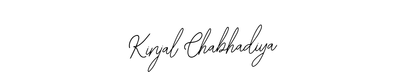 Make a beautiful signature design for name Kinjal Chabhadiya. With this signature (Bearetta-2O07w) style, you can create a handwritten signature for free. Kinjal Chabhadiya signature style 12 images and pictures png