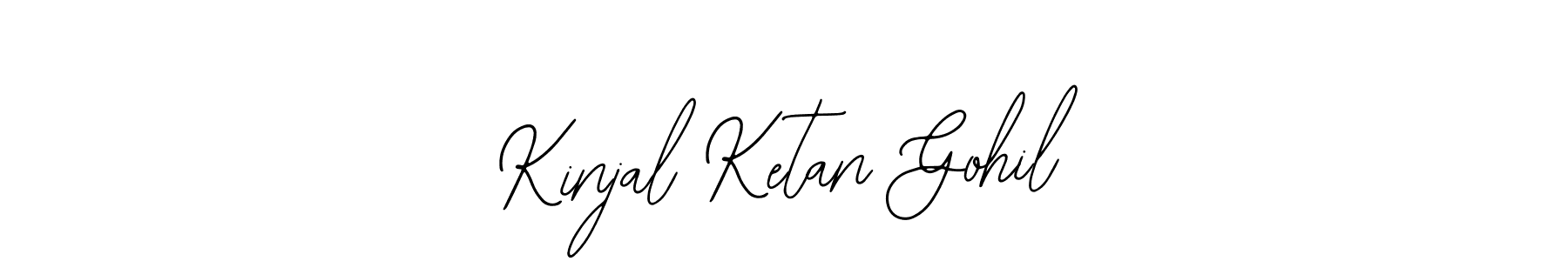 Make a short Kinjal Ketan Gohil signature style. Manage your documents anywhere anytime using Bearetta-2O07w. Create and add eSignatures, submit forms, share and send files easily. Kinjal Ketan Gohil signature style 12 images and pictures png