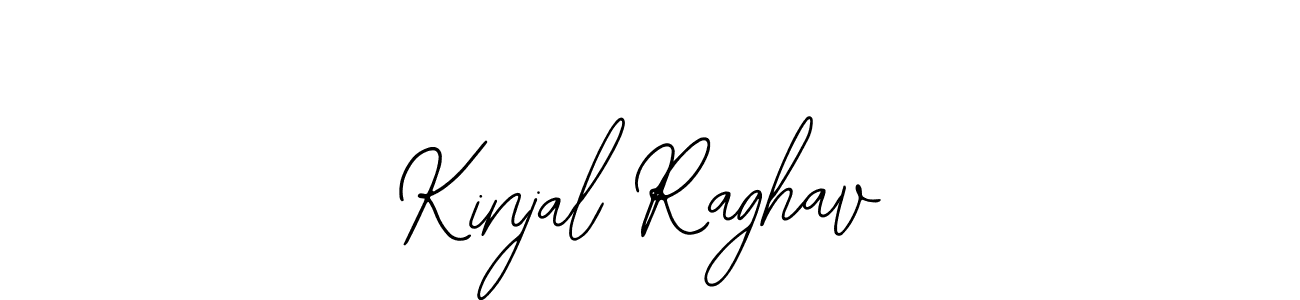 You should practise on your own different ways (Bearetta-2O07w) to write your name (Kinjal Raghav) in signature. don't let someone else do it for you. Kinjal Raghav signature style 12 images and pictures png