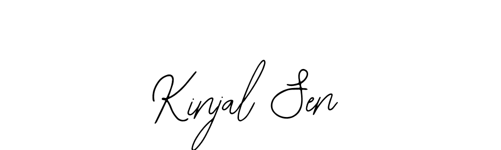 Design your own signature with our free online signature maker. With this signature software, you can create a handwritten (Bearetta-2O07w) signature for name Kinjal Sen. Kinjal Sen signature style 12 images and pictures png