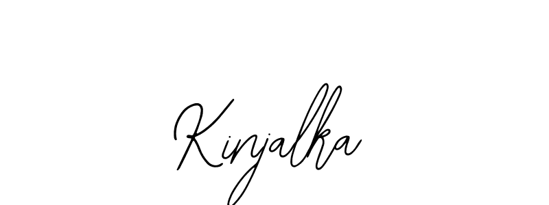 if you are searching for the best signature style for your name Kinjalka. so please give up your signature search. here we have designed multiple signature styles  using Bearetta-2O07w. Kinjalka signature style 12 images and pictures png