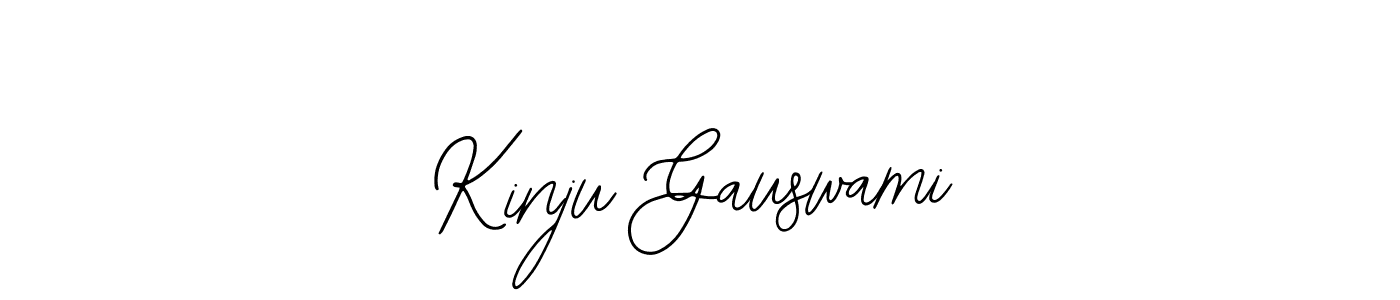 Make a beautiful signature design for name Kinju Gauswami. With this signature (Bearetta-2O07w) style, you can create a handwritten signature for free. Kinju Gauswami signature style 12 images and pictures png
