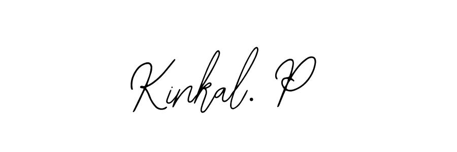 Make a beautiful signature design for name Kinkal. P. With this signature (Bearetta-2O07w) style, you can create a handwritten signature for free. Kinkal. P signature style 12 images and pictures png