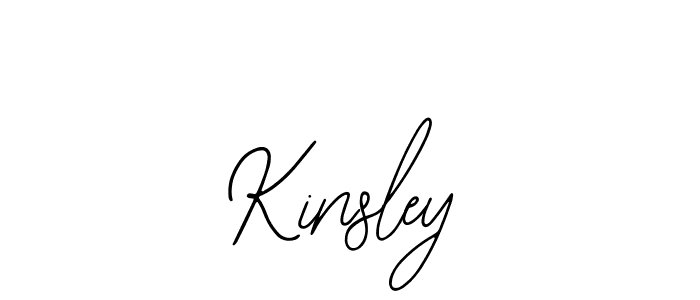 How to make Kinsley signature? Bearetta-2O07w is a professional autograph style. Create handwritten signature for Kinsley name. Kinsley signature style 12 images and pictures png