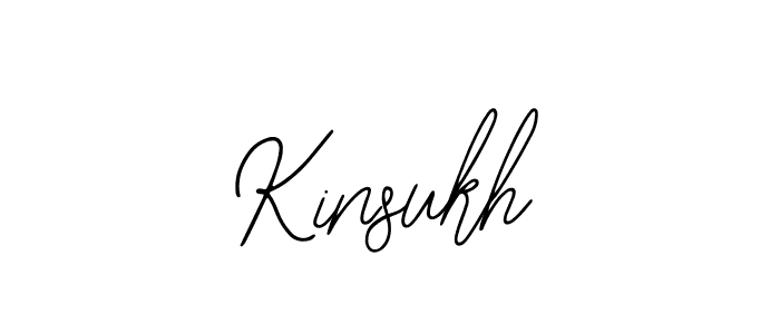 Design your own signature with our free online signature maker. With this signature software, you can create a handwritten (Bearetta-2O07w) signature for name Kinsukh. Kinsukh signature style 12 images and pictures png