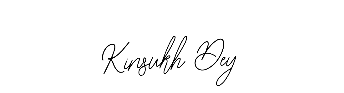 How to make Kinsukh Dey signature? Bearetta-2O07w is a professional autograph style. Create handwritten signature for Kinsukh Dey name. Kinsukh Dey signature style 12 images and pictures png