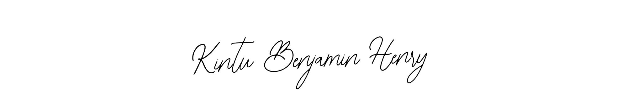 Use a signature maker to create a handwritten signature online. With this signature software, you can design (Bearetta-2O07w) your own signature for name Kintu Benjamin Henry. Kintu Benjamin Henry signature style 12 images and pictures png