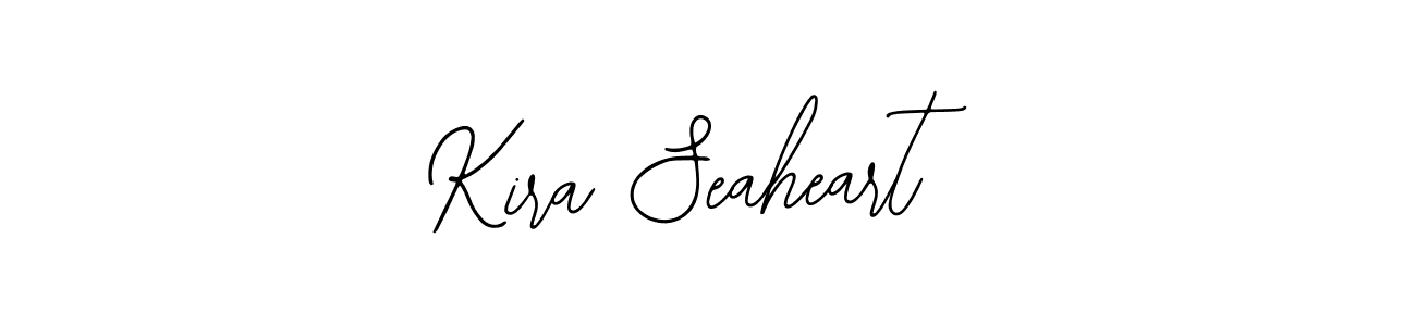 How to make Kira Seaheart name signature. Use Bearetta-2O07w style for creating short signs online. This is the latest handwritten sign. Kira Seaheart signature style 12 images and pictures png