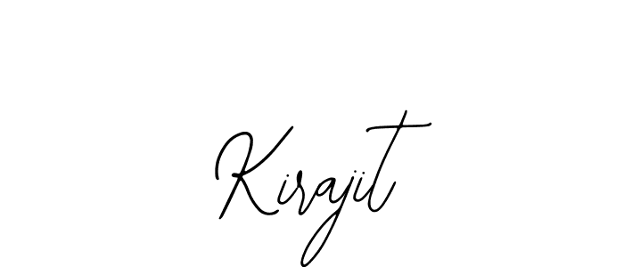 Bearetta-2O07w is a professional signature style that is perfect for those who want to add a touch of class to their signature. It is also a great choice for those who want to make their signature more unique. Get Kirajit name to fancy signature for free. Kirajit signature style 12 images and pictures png