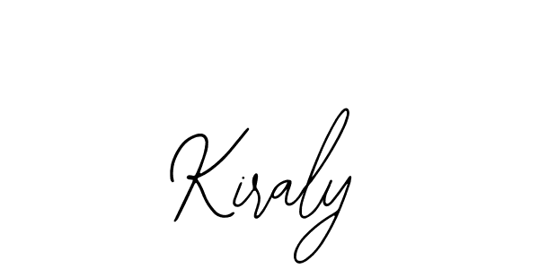 Design your own signature with our free online signature maker. With this signature software, you can create a handwritten (Bearetta-2O07w) signature for name Kiraly. Kiraly signature style 12 images and pictures png