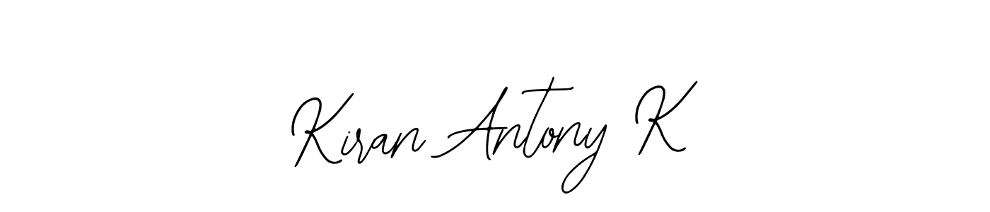 Once you've used our free online signature maker to create your best signature Bearetta-2O07w style, it's time to enjoy all of the benefits that Kiran Antony K name signing documents. Kiran Antony K signature style 12 images and pictures png