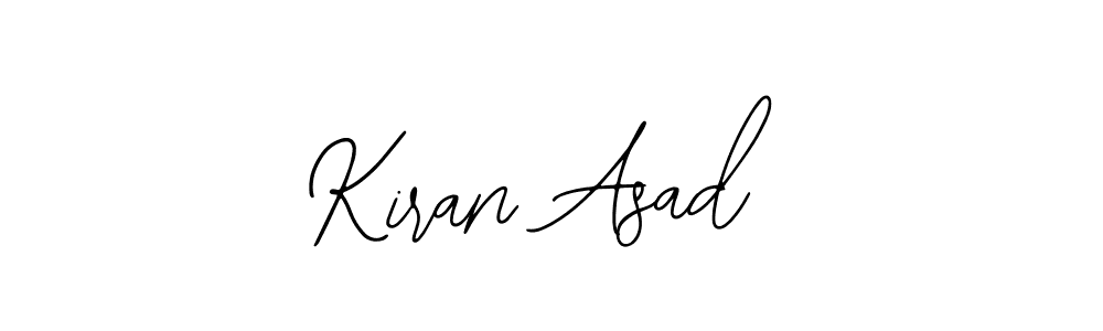 Design your own signature with our free online signature maker. With this signature software, you can create a handwritten (Bearetta-2O07w) signature for name Kiran Asad. Kiran Asad signature style 12 images and pictures png