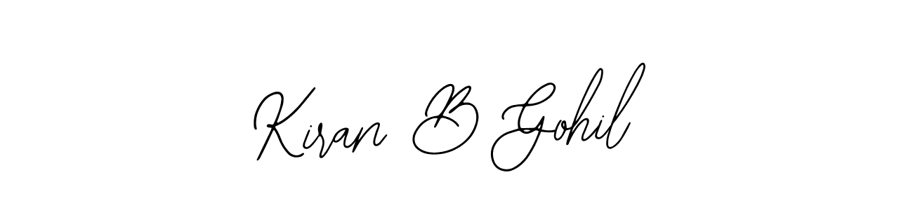 Make a beautiful signature design for name Kiran B Gohil. With this signature (Bearetta-2O07w) style, you can create a handwritten signature for free. Kiran B Gohil signature style 12 images and pictures png