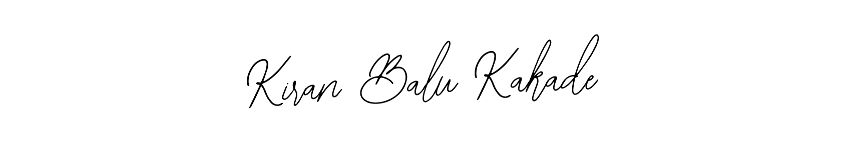 Create a beautiful signature design for name Kiran Balu Kakade. With this signature (Bearetta-2O07w) fonts, you can make a handwritten signature for free. Kiran Balu Kakade signature style 12 images and pictures png