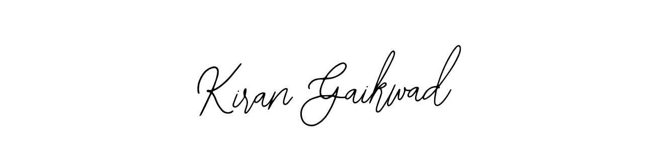 Bearetta-2O07w is a professional signature style that is perfect for those who want to add a touch of class to their signature. It is also a great choice for those who want to make their signature more unique. Get Kiran Gaikwad name to fancy signature for free. Kiran Gaikwad signature style 12 images and pictures png