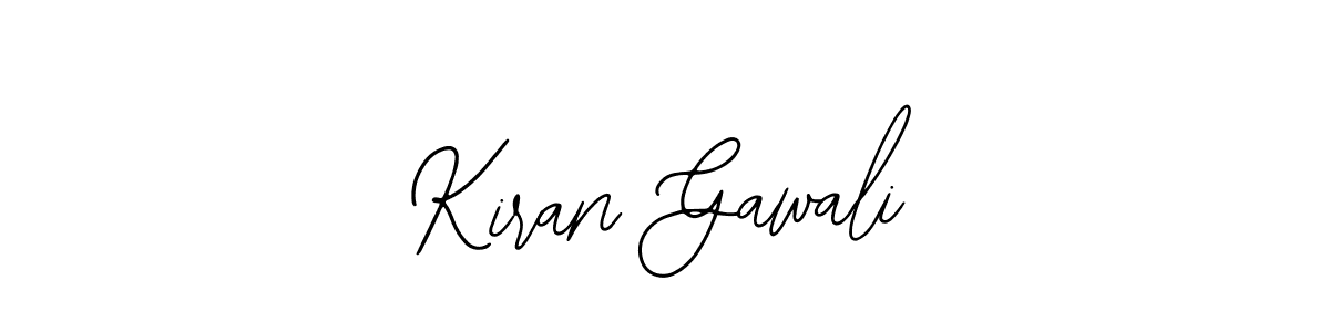 How to make Kiran Gawali signature? Bearetta-2O07w is a professional autograph style. Create handwritten signature for Kiran Gawali name. Kiran Gawali signature style 12 images and pictures png