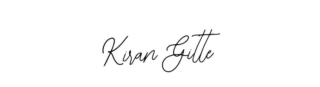 Once you've used our free online signature maker to create your best signature Bearetta-2O07w style, it's time to enjoy all of the benefits that Kiran Gitte name signing documents. Kiran Gitte signature style 12 images and pictures png