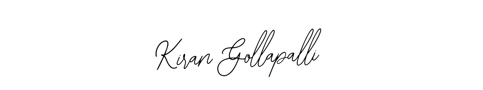 You should practise on your own different ways (Bearetta-2O07w) to write your name (Kiran Gollapalli) in signature. don't let someone else do it for you. Kiran Gollapalli signature style 12 images and pictures png