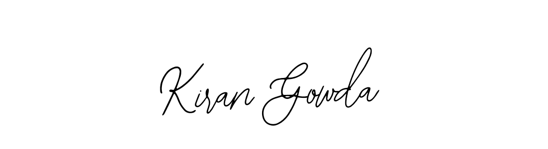 It looks lik you need a new signature style for name Kiran Gowda. Design unique handwritten (Bearetta-2O07w) signature with our free signature maker in just a few clicks. Kiran Gowda signature style 12 images and pictures png