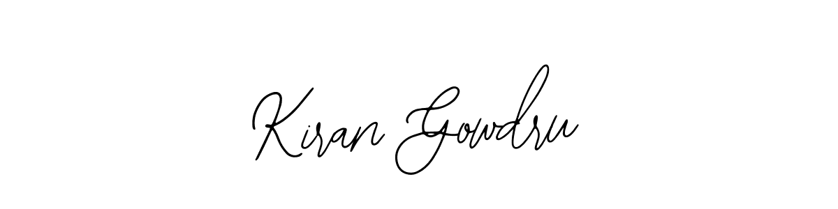 Use a signature maker to create a handwritten signature online. With this signature software, you can design (Bearetta-2O07w) your own signature for name Kiran Gowdru. Kiran Gowdru signature style 12 images and pictures png