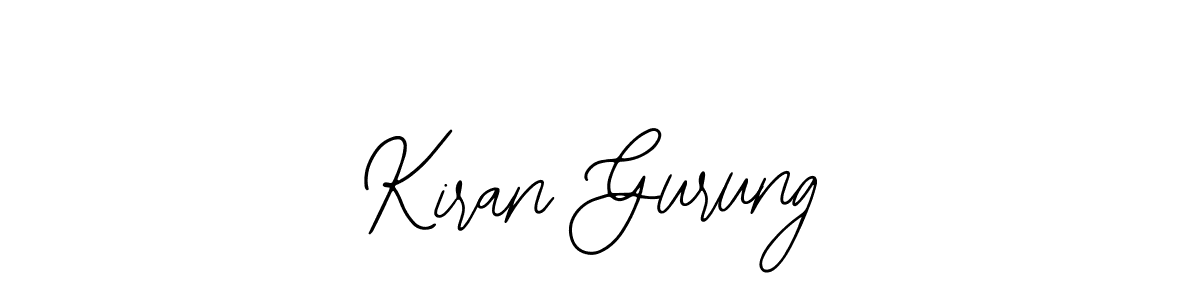 Make a beautiful signature design for name Kiran Gurung. Use this online signature maker to create a handwritten signature for free. Kiran Gurung signature style 12 images and pictures png